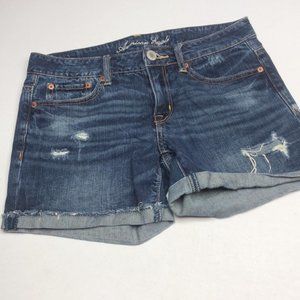 VINTAGE AMERICAN EAGLE MIDI JEAN SHORTS 4/27 😎